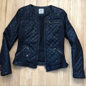 Zara Trafaluc Collection Fake Leather Jacket